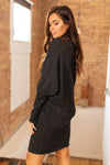 Sienna Sweater Dress in Coal OW
