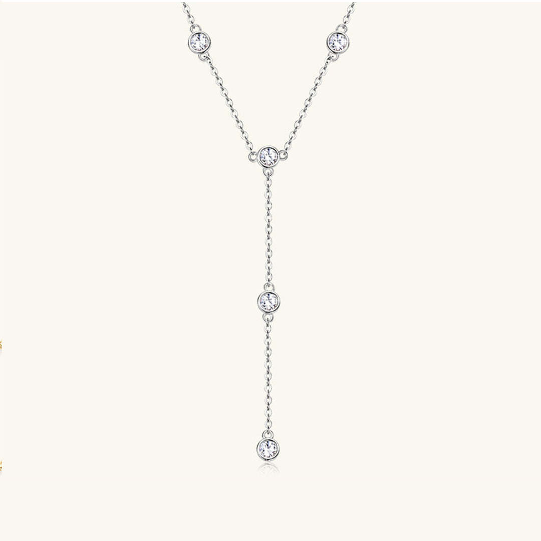 1.1 Carat Moissanite 925 Sterling Silver Necklace
