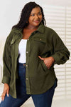 Heimish Cozy Girl Full Size Button Down Shacket