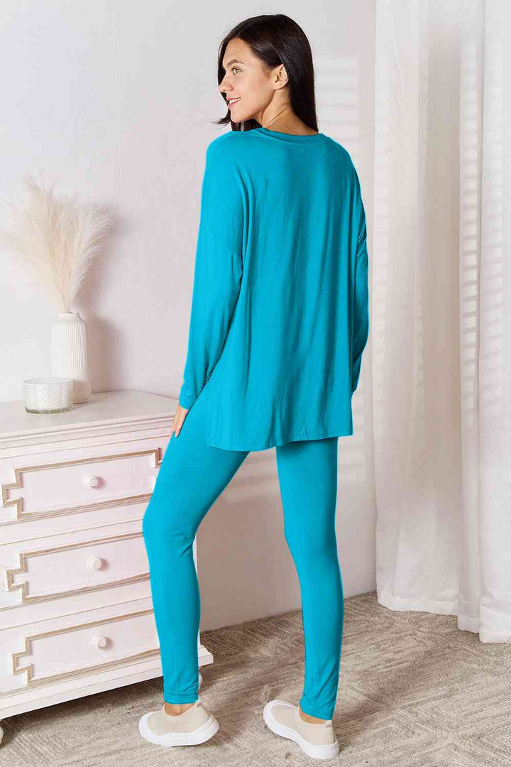 *5 Colors* Better Than The Best V-Neck Soft Butter Long Sleeve Lounge Set