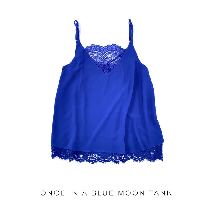 Once in a Blue Moon Tank - OW *FINAL SALE*