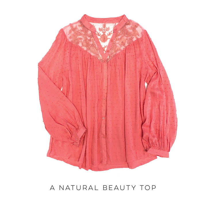 A Natural Beauty Top - OW *FINAL SALE*