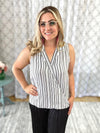 So Chic Sleeveless Top in Black - OW *FINAL SALE*